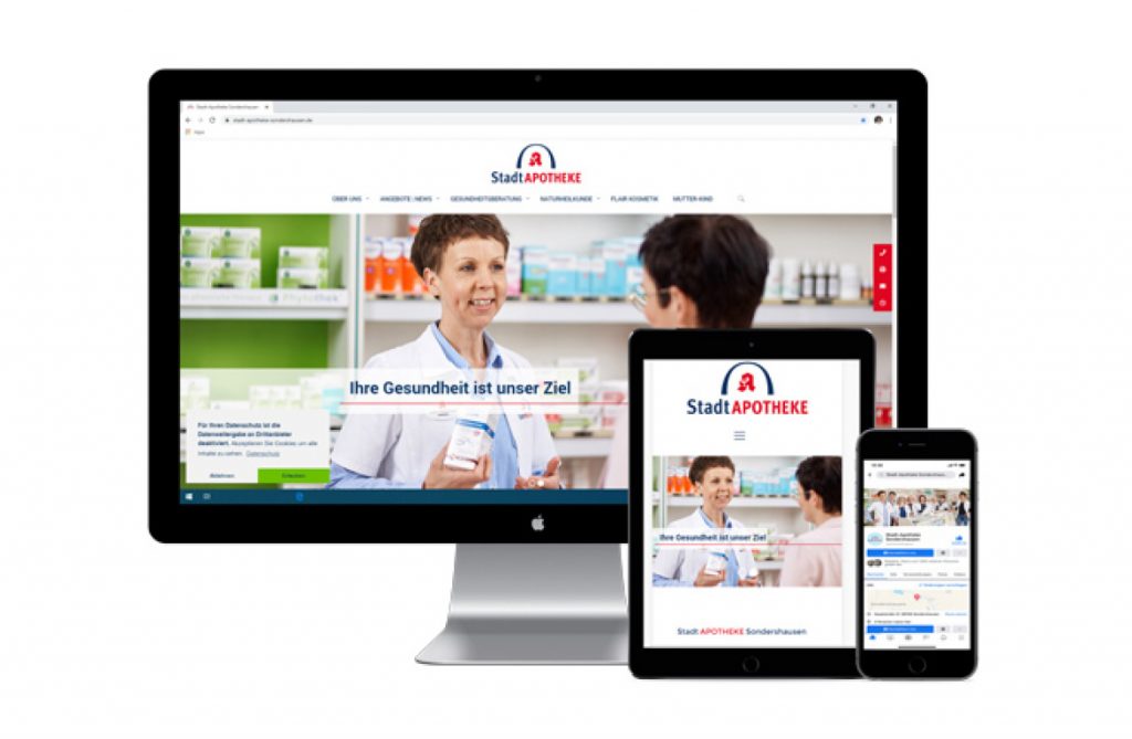 Webseitendesign für Apotheken